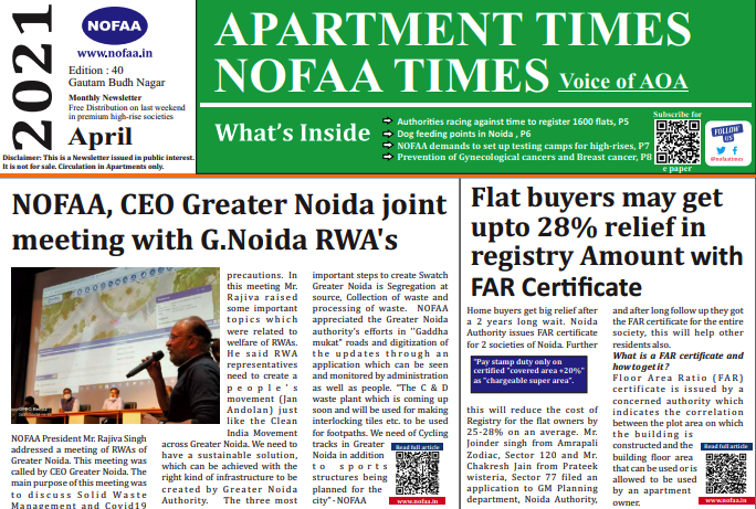 Apartment Times | NOFAA Times Apr 2021 e-paper