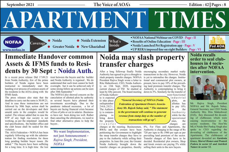 Apartment Times September 2021 e-paper