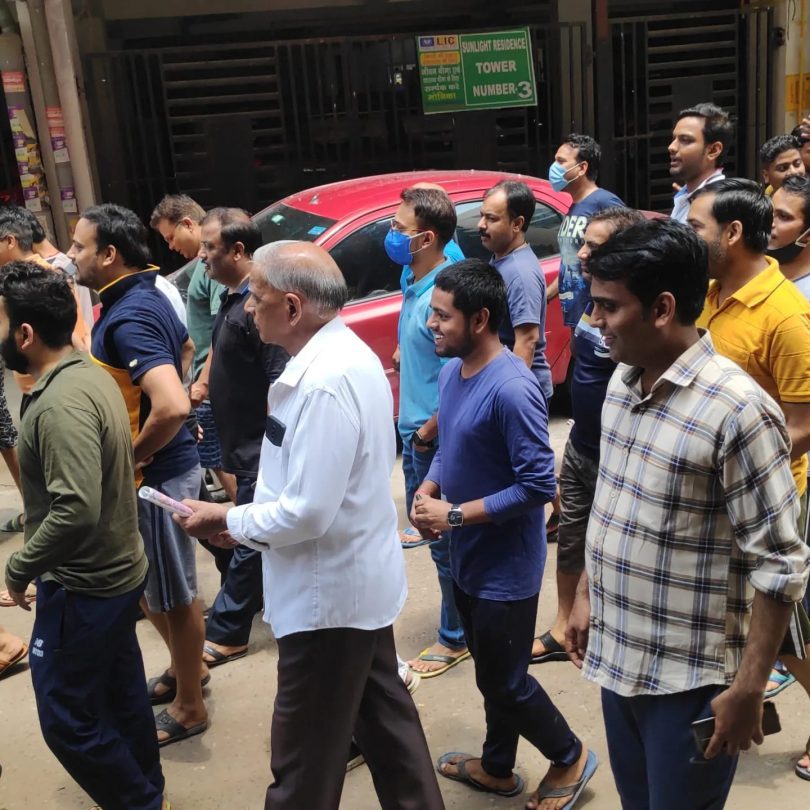 सेक्टर 44 स्थित एनक्लेव सोसाइटी में रहने वाले लोग नही है सुरक्षित जानिए
